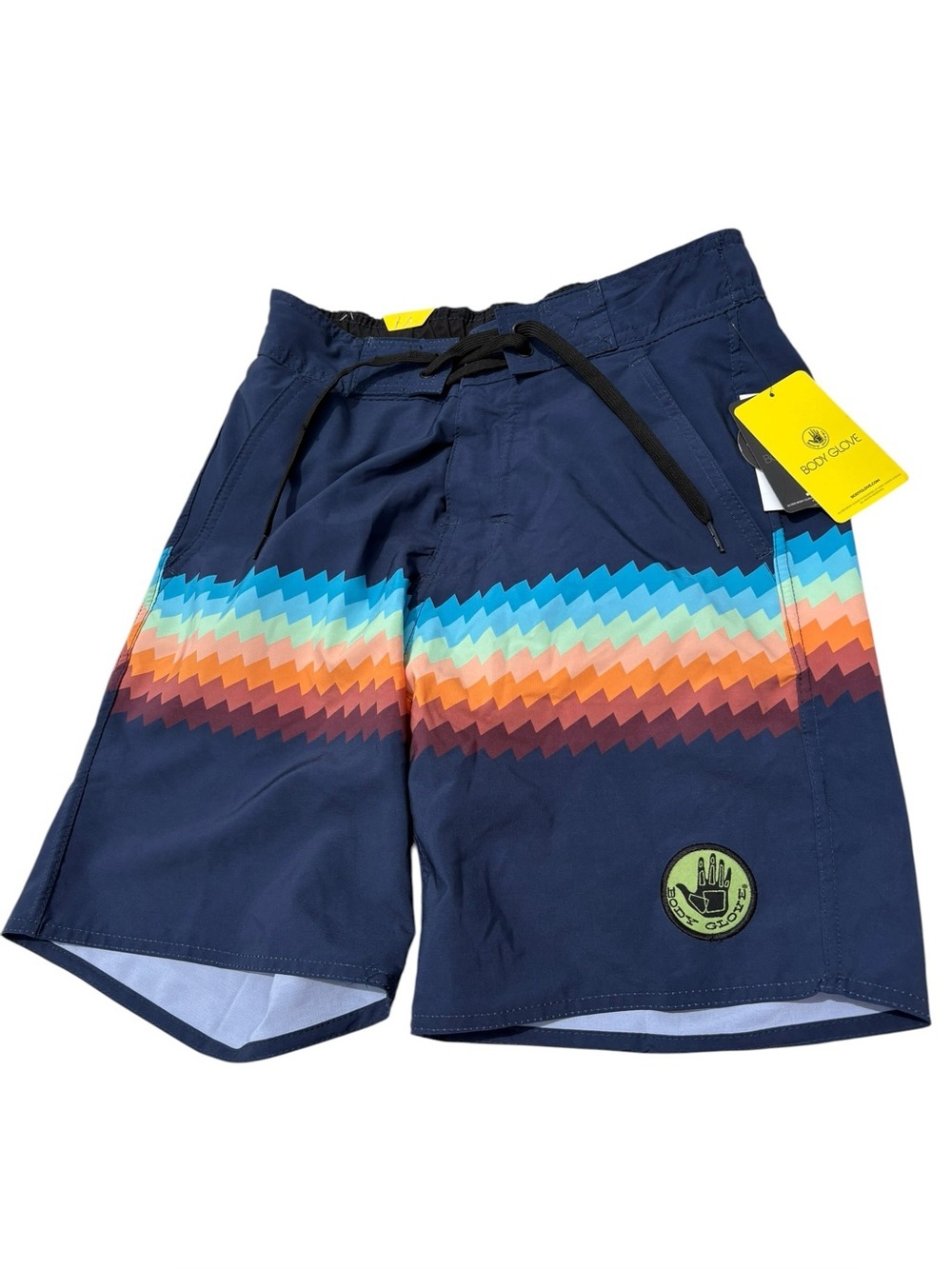 Body Glove La Concha Board Shorts Mens Small Zig Zag Stripe Swim Trunks New